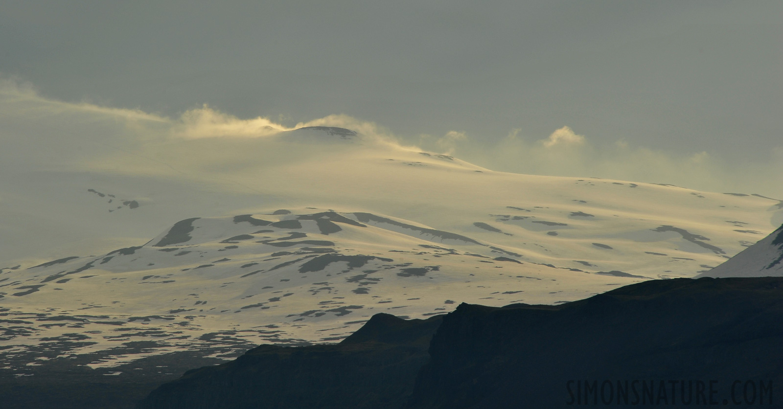 Der Vulkan Snaefellsjökull [300 mm, 1/400 Sek. bei f / 14, ISO 400]