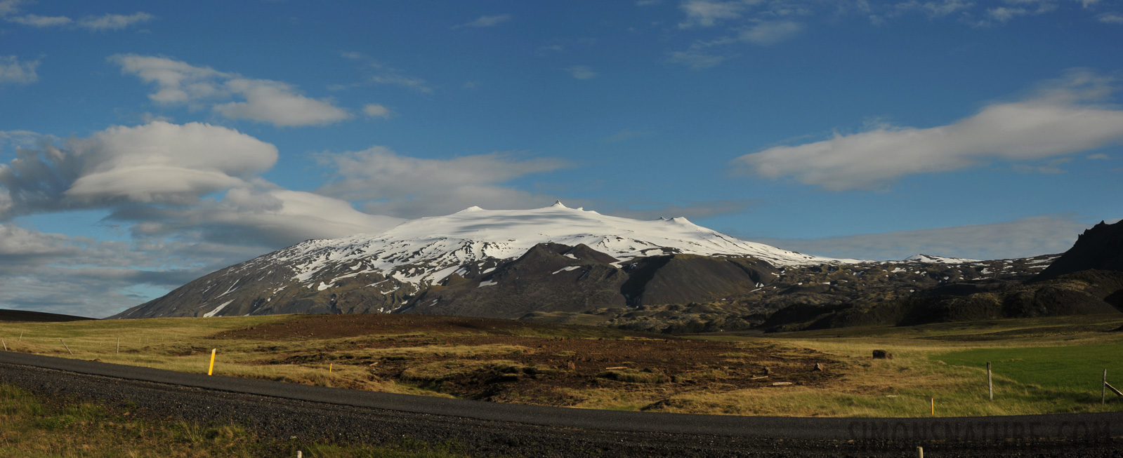 The volcano Snaefellsjökull [44 mm, 1/160 sec at f / 22, ISO 200]
